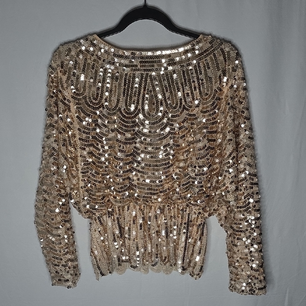 Endless Rose Gold Sequin Blouse
